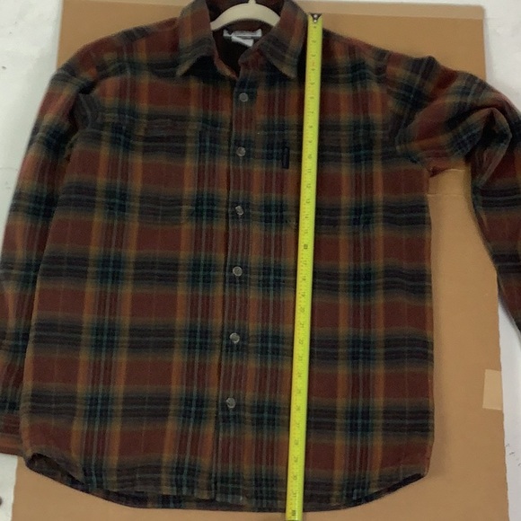 Columbia Mens Wool Blend Jacket Shacket Button Down Shirt Lined Large - Picture 9 of 14